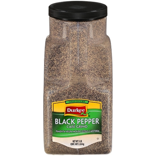 Durkee Cafe Grind Black Pepper, 5 Pounds, 1 Per Case
